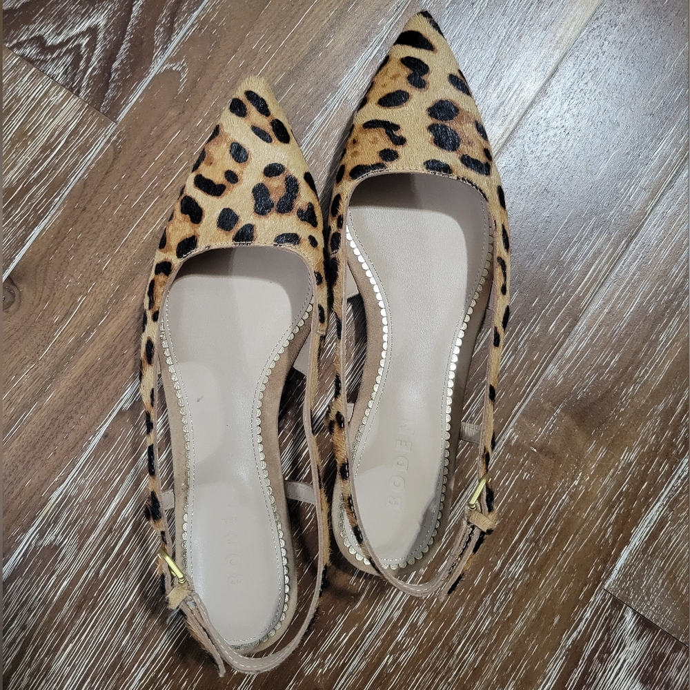 Boden Leopard Print Flats